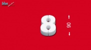 8 szám 9 cm
