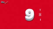 9 szám 9 cm