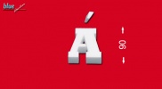 Á betű 9 cm