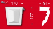 Erik 107-P ablak ékkő