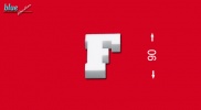 F betű 9 cm