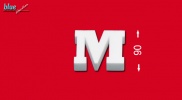 M betű 9 cm