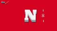 N betű 9 cm