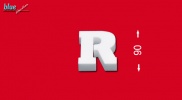 R betű 9 cm
