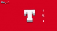 T betű 9 cm