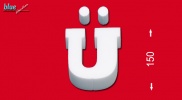 Ü betű 15 cm