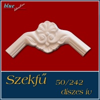 Szegfű 50 fali, mennyezeti díszes ív díszítőelem