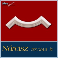 Nárcisz 57 fali, mennyezeti ív díszítőelem
