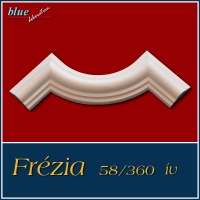 Frézia 58 fali, mennyezeti ív díszítőelem