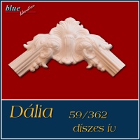 Dália 59 fali, mennyezeti díszes ív díszítőelem