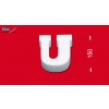 U betű 15 cm