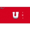 U betű 9 cm