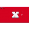 X betű 9 cm